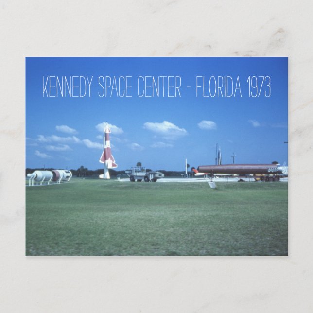 Kennedy Space Centre 1973 Vintage Inspired Postcard (Front)