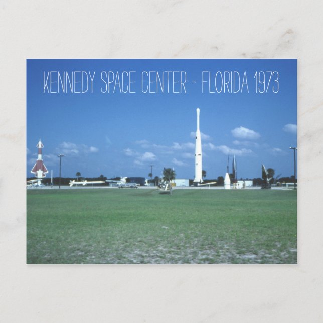 Kennedy Space Centre 1973 Vintage Inspired Postcard (Front)