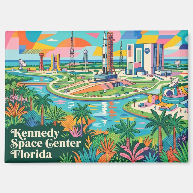 Kennedy Space Centre Florida Magnet (Front)