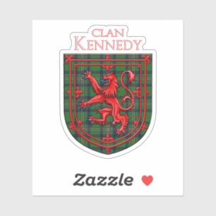 Kennedy Tartan Scottish Plaid Lion Rampant