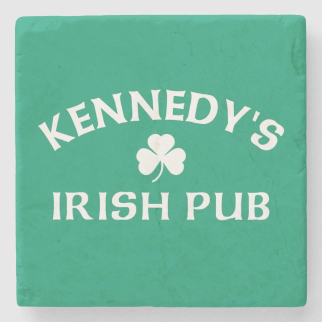 Kennedy's Irish Pub  Stone Coaster (Front)
