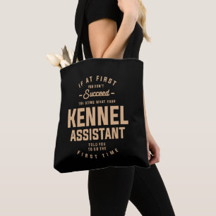 Kennel Assistant Funny Job Occupation Tote Bag