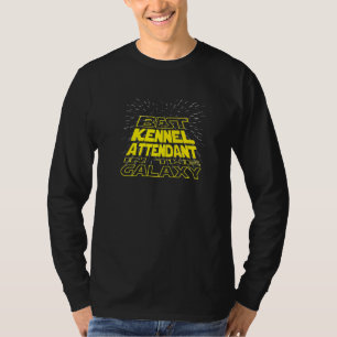Kennel Attendant Cool Galaxy Job T-Shirt