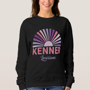 Kenner Louisiana Sunset Retro City State Love Sweatshirt