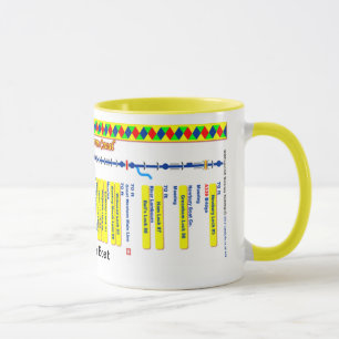 Kennet and Avon Canal Route Map (4 of 4) Mug