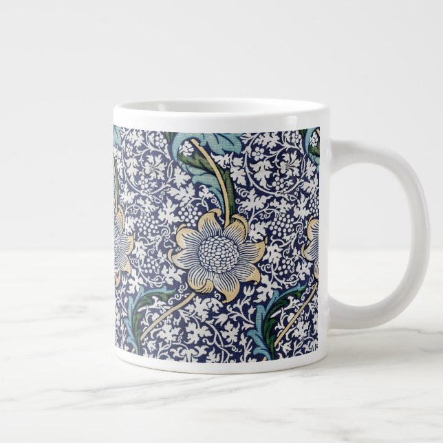 Kennet Floral Pattern - William Morris Large Coffee Mug (Right)