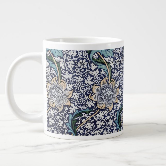Kennet Floral Pattern - William Morris Large Coffee Mug (Left)
