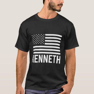 Kenneth Name Forename Personalized Usa T-Shirt