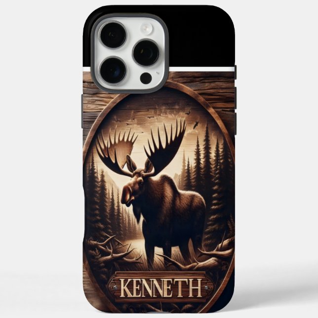 Kenneth's Moose Crest Case-Mate iPhone Case (Back)