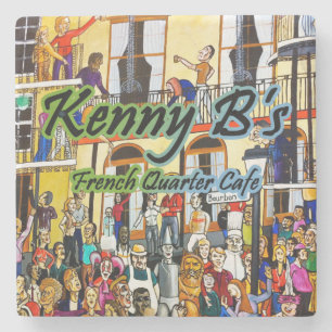 Kenny B's Cajun Seafood Hut, Hilton Head Island Stone Coaster