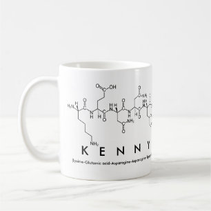 Kenny peptide name mug