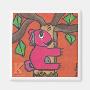 kenny the koala eats leaves Magnet