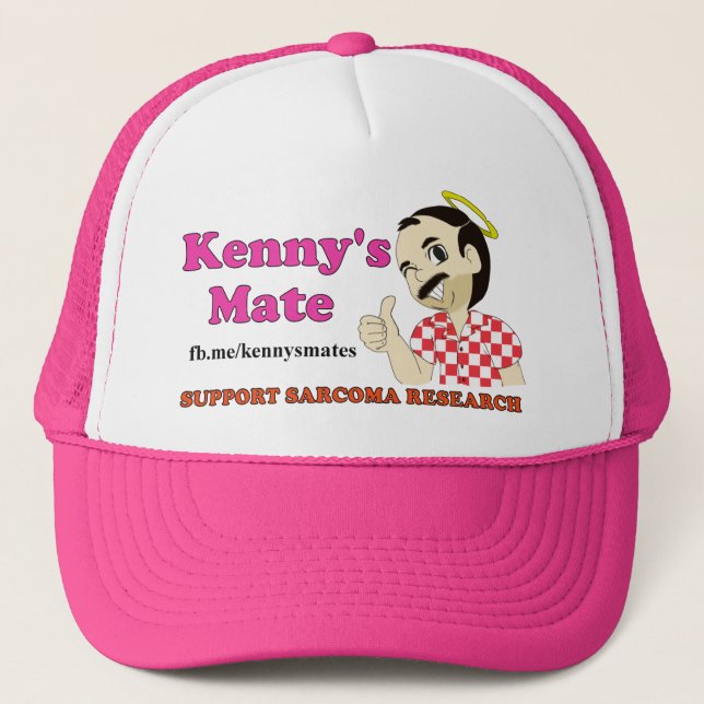 Kenny's Mate Sarcoma Research Trucker Cap (Front)