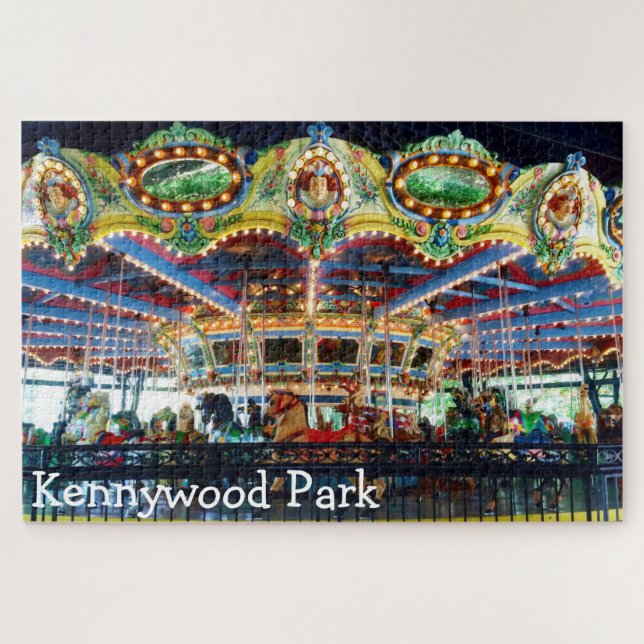 Kennywood Park Carousel Jigsaw Puzzle (Horizontal)