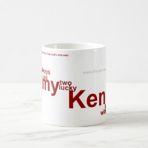 Keno Addict's white mug