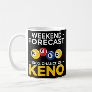 Keno Game Player Slot Machine Numbers Casino Coffee Mug