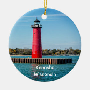 Kenosha Ceramic Ornament