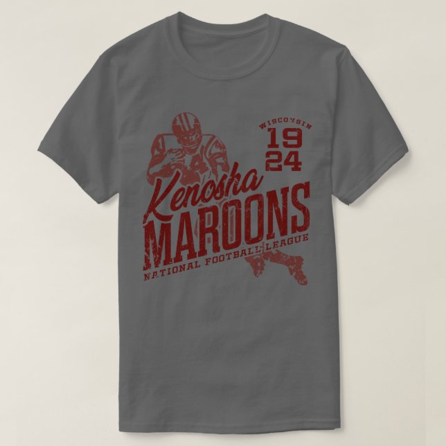 Kenosha Maroons T-Shirt (Design Front)