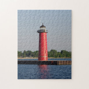 Kenosha North Pierhead Light jigsaw puzzle