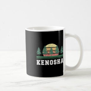 Kenosha Retro Vintage City Men Women Kids Gift  Coffee Mug