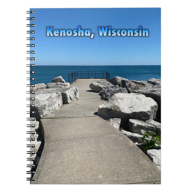 Kenosha, Wisconsin on Lake Michigan  Notebook (Front)