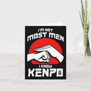 Kenpo Aggressive Self Defence Karate Martial Arts Card