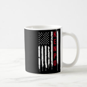 Kenpo Karate American Flag For Women Men Coffee Mug