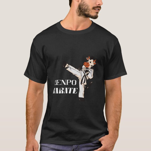 Kenpo Karate Cow Mial Kempo Karate Japanese Fighti T-Shirt (Front)