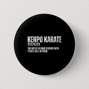 Kenpo Karate Definition Funny American Kenpo 1 2 Inch Round Button