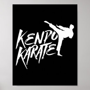 Kenpo Karate Fighter Saings Martial Arts Poster