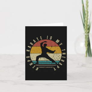 Kenpo Karate Is My Therapy Funny American Kenpo 1 Card