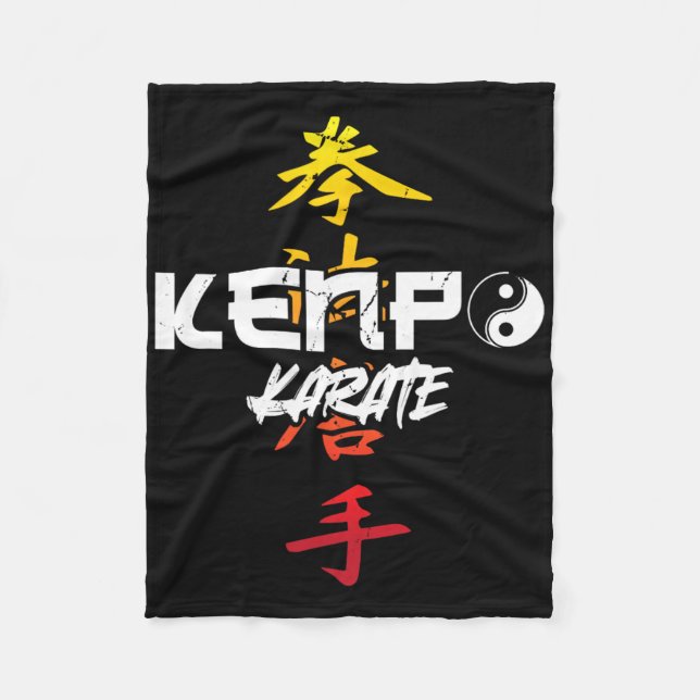 Kenpo Karate Karate  Fleece Blanket (Front)