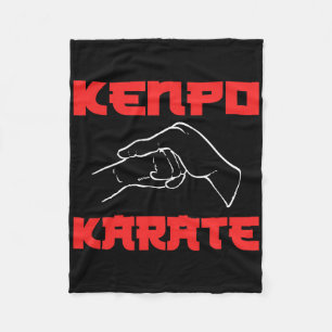 Kenpo Karate Martial Artist Fleece Blanket
