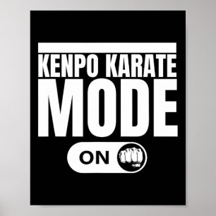Kenpo Karate Mode On Funny American Kenpo 1 Poster