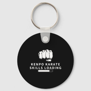 Kenpo Karate Skills Loading Funny American Kenpo 1 Keychain