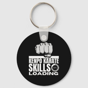 Kenpo Karate Skills Loading Funny American Kenpo 2 Keychain