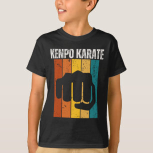 Kenpo Karate Vintage Retro 70s Design Funny Americ T-Shirt