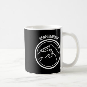 Kenpo Karate White Black Hands Cool Martial Arts T Coffee Mug