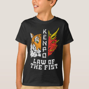 Kenpo Law Of Fist Tiger Dragon Kempo Karate Men Wo T-Shirt