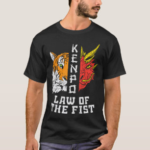 Kenpo Law Of Fist Tiger Dragon Kempo Karate Men Wo T-Shirt