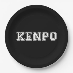Kenpo Paper Plate