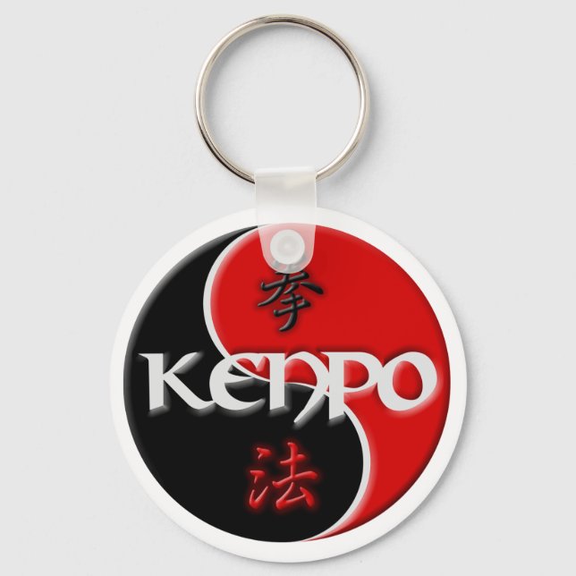 Kenpo Yin Yang Key Chain (Front)