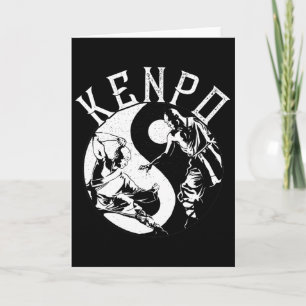 Kenpo Yin Yang Martial Arts Japanese Kempo Fighter Card