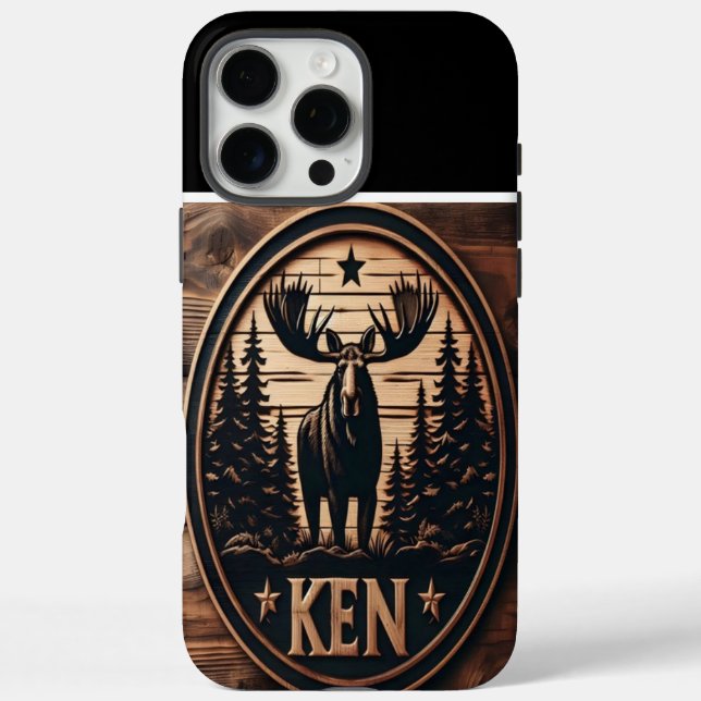 Ken's Moose Wood Sign Case-Mate iPhone Case (Back)