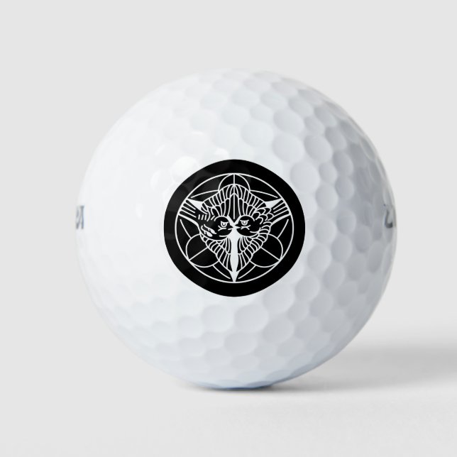 Kenshin Uesugi Golf Balls (Front)