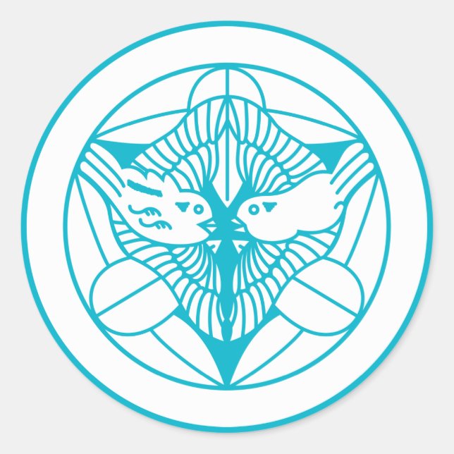 Kenshin Uesugi (H) Classic Round Sticker (Front)
