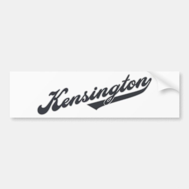 Kensington Bumper Sticker (Front)