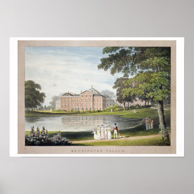 Kensington Palace (colour litho) Poster (Front)