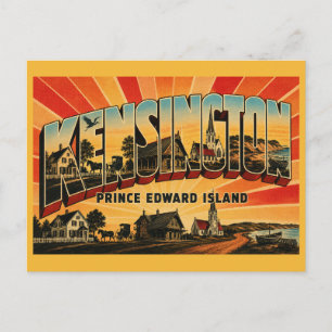 Kensington PEI Anne's Museum Town Postcard