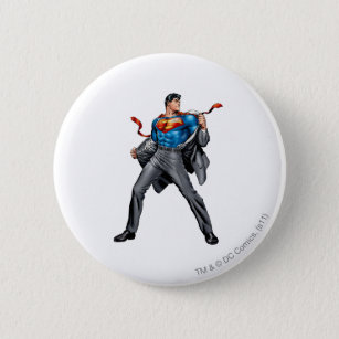 Kent changes into Superman 2 Inch Round Button
